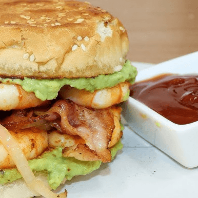 HAMBURGUESA DE CAMARON