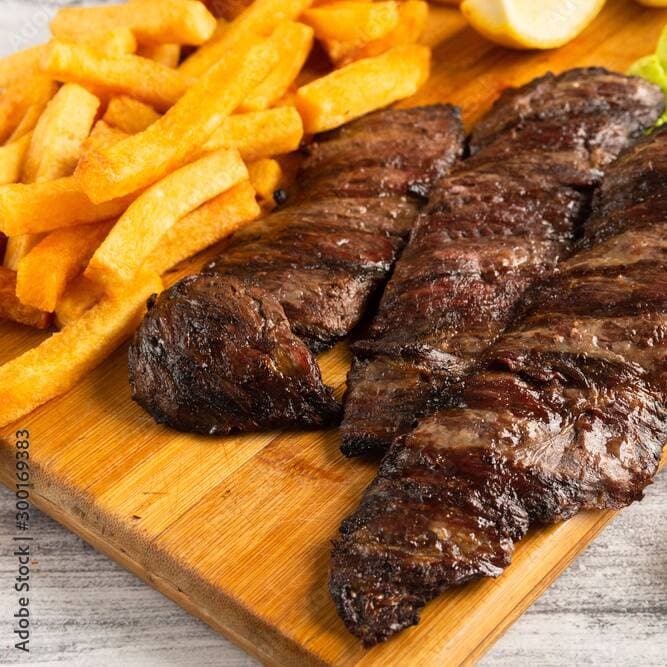 Vaquerito de Carne+Papá Francesa+Sopa