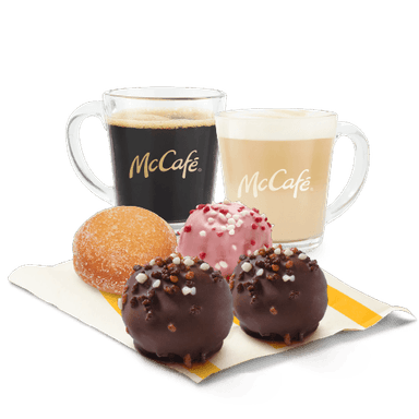 Americano + Latte + 4 McPops