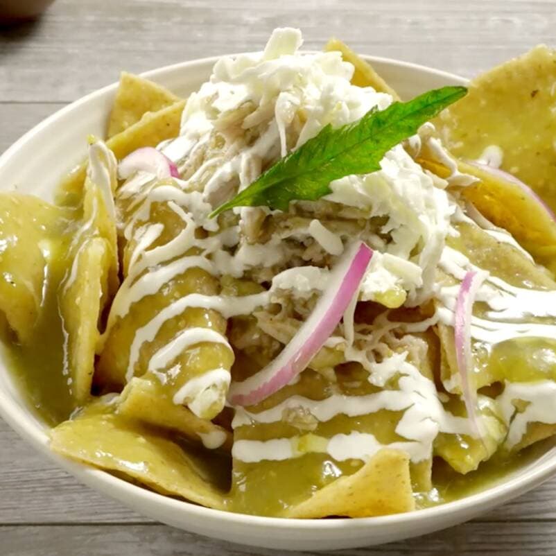Chilaquiles verdes didi