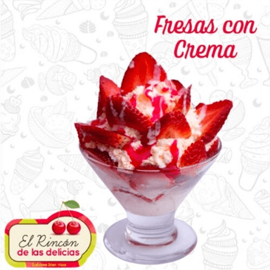 Fresas con Crema