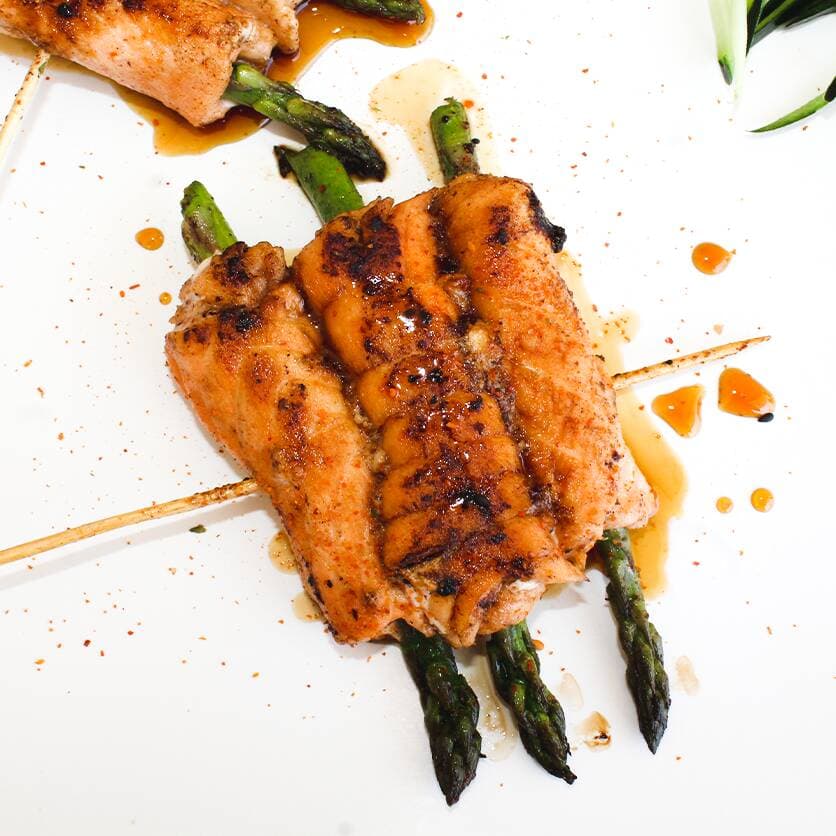 SALMON CON ESPARRAGO