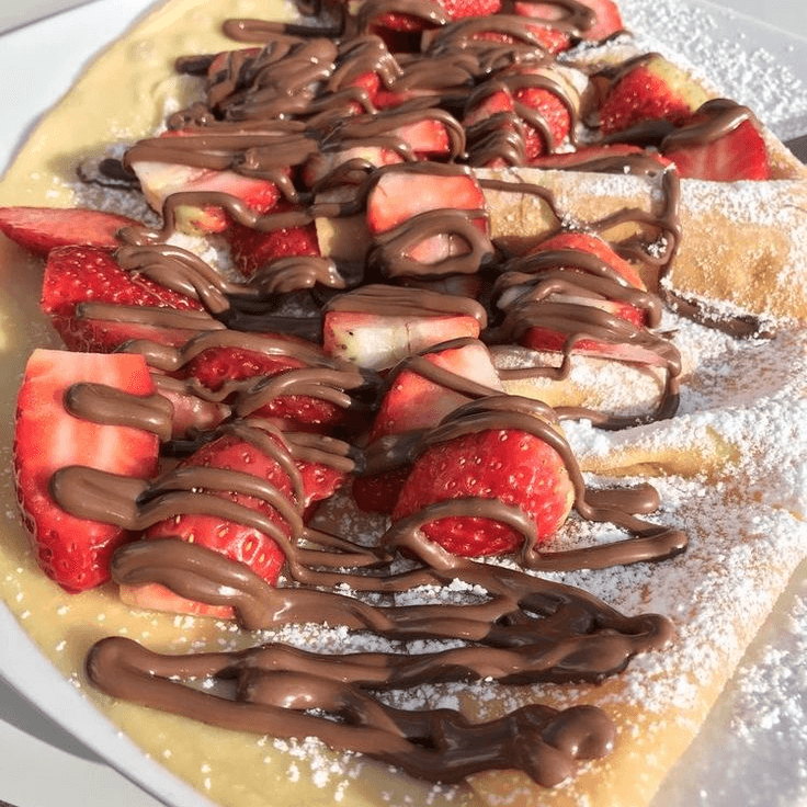Crepa de Fresa y NUTELLA