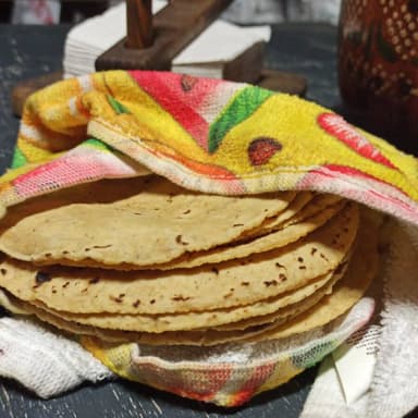 Tortilla hecha a mano
