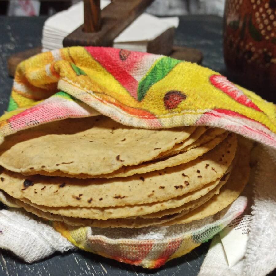 Tortilla hecha a mano