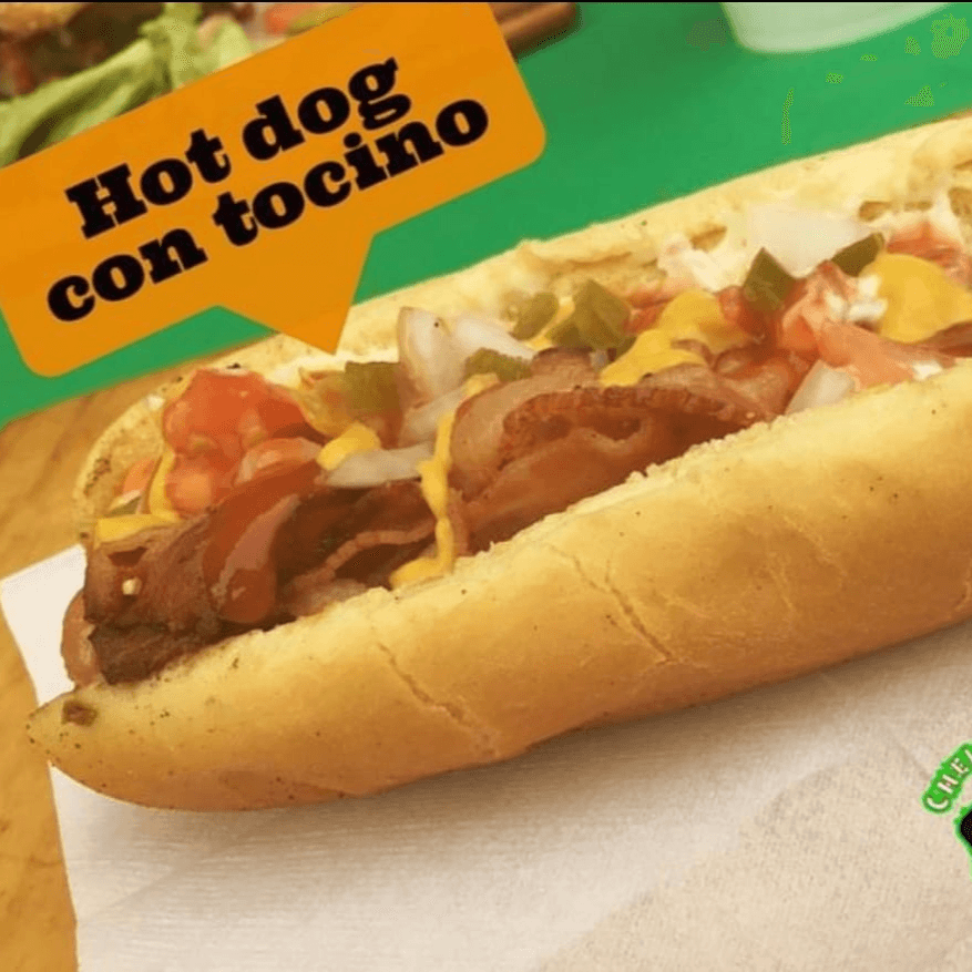 Hot Dog con Tocino