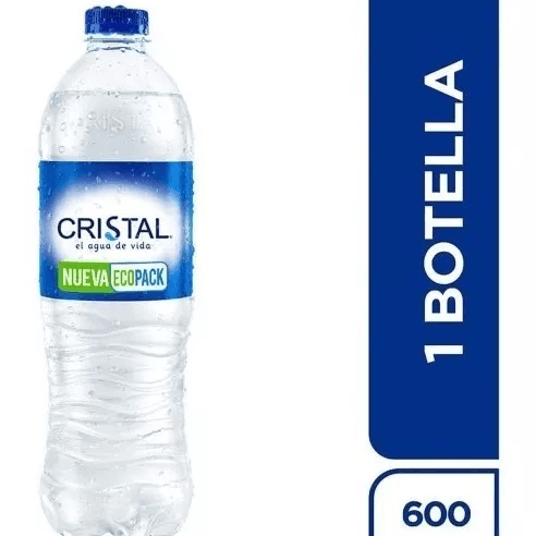 Agua Cristal 600 ml.