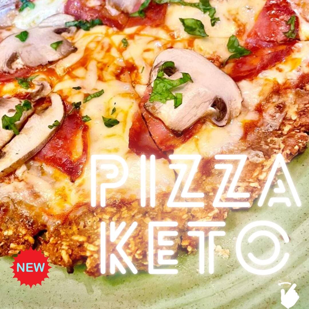 Pizza keto + Bebida personal