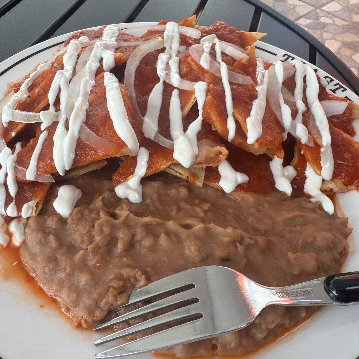 Chilaquiles sencillos