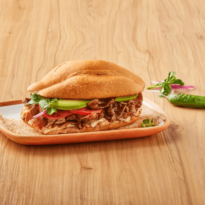Torta de birria