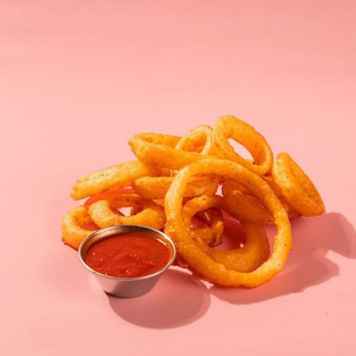 Aros de cebolla fritos