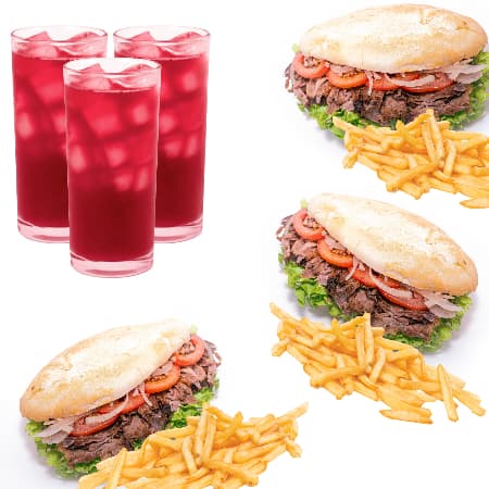 Combo 3 X Tortas de Döner Kebab SIRLOIN