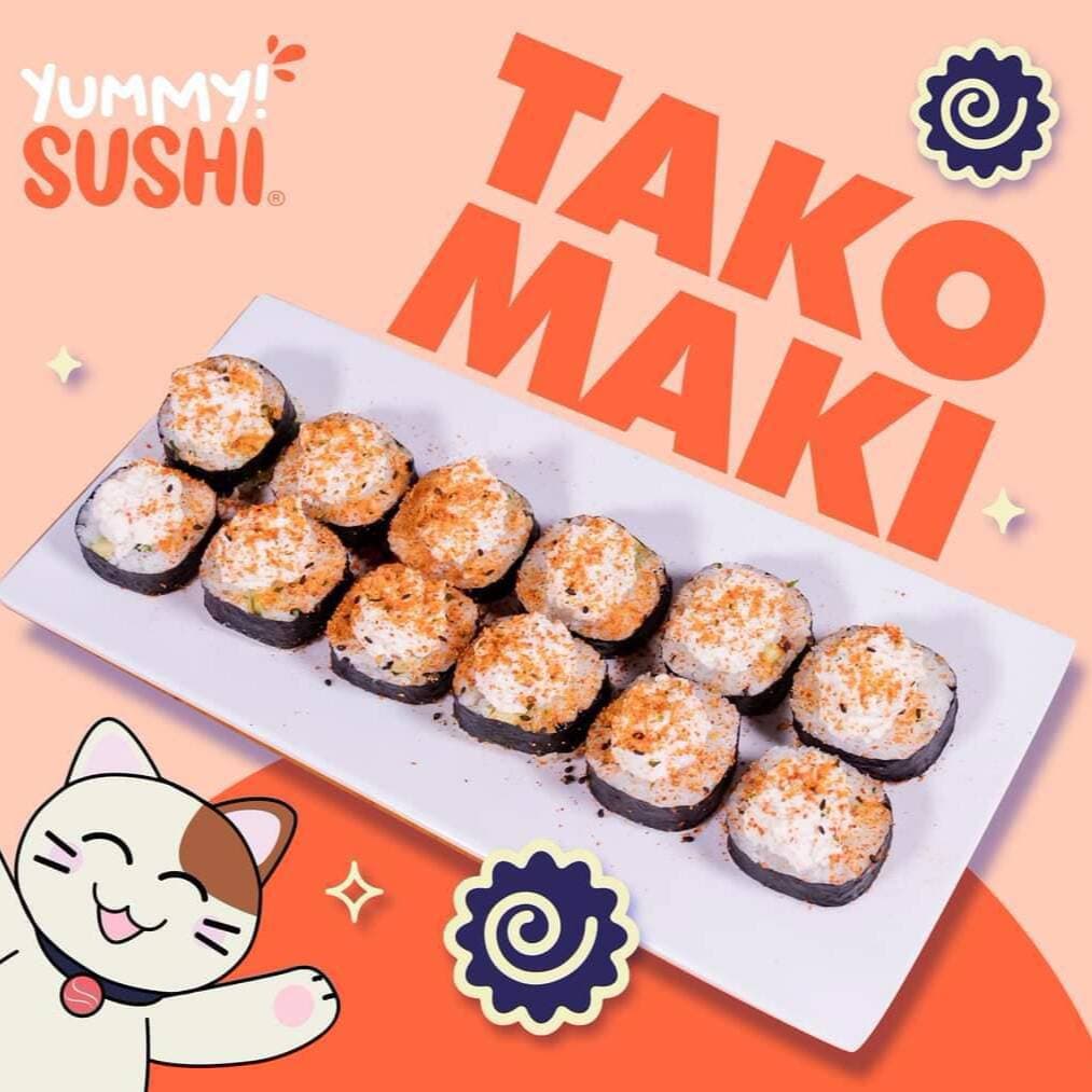 TAKO MAKI 12 PIEZAS
