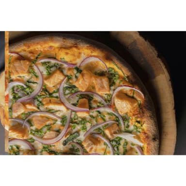 PIZZA DI SALMONE MEDIANA.
