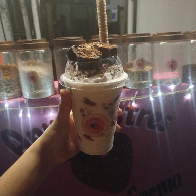 Fresa con Chocorroll