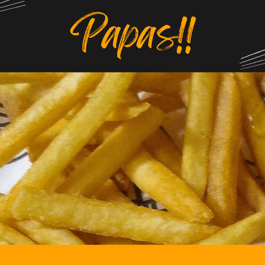 Papas Fritas con Queso y Catsup 150 Grs