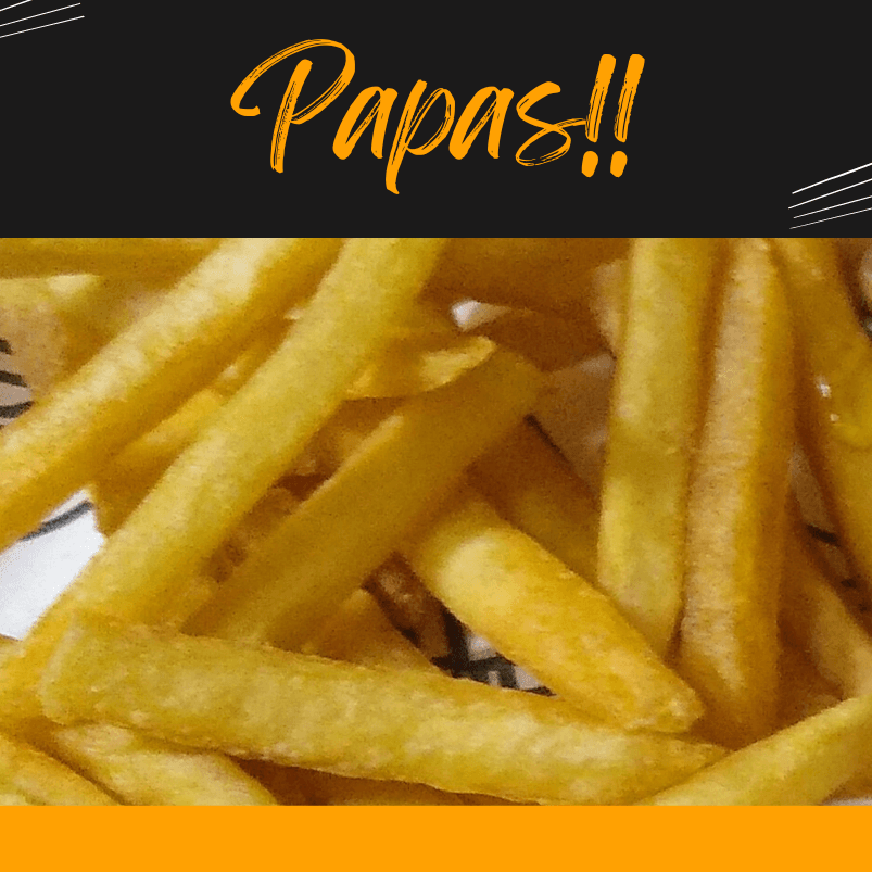 Papas Fritas con Queso y Catsup 150 Grs