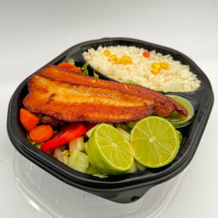Filete a la Plancha con Refresco