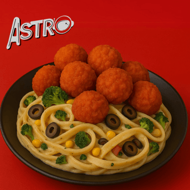 Combo Pasta, AstroPops!, Agua