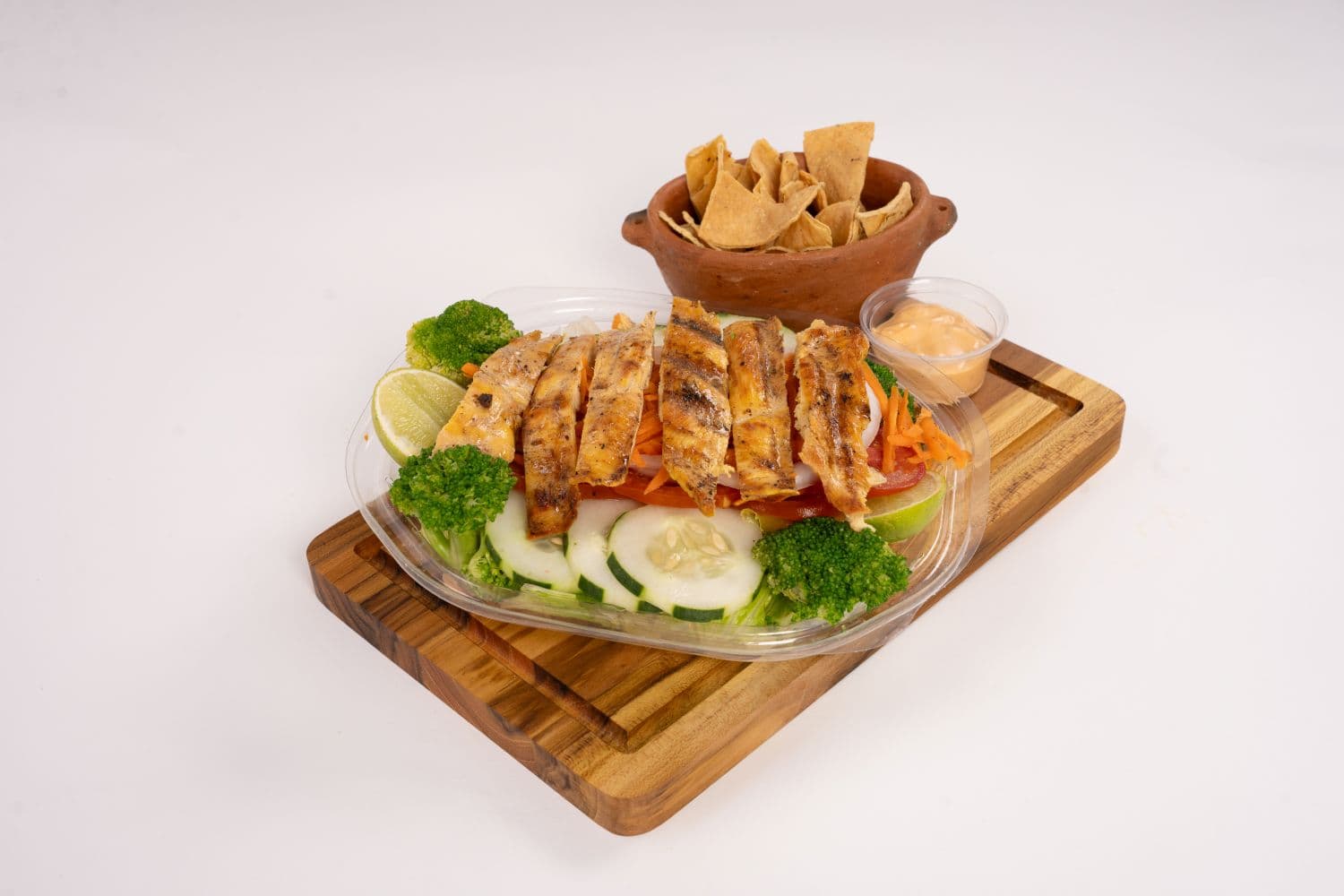 Ensalada verde c/pollo
