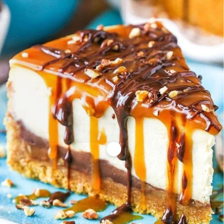 Turtle cheesecake