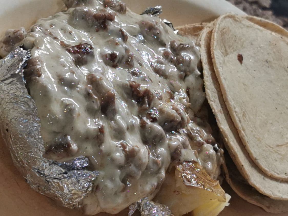Papa de Bistec