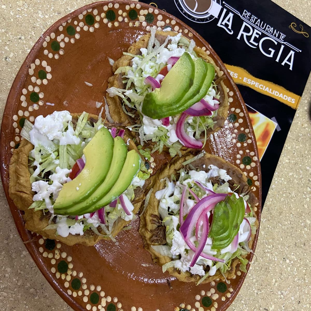 Sopes 3 pzas