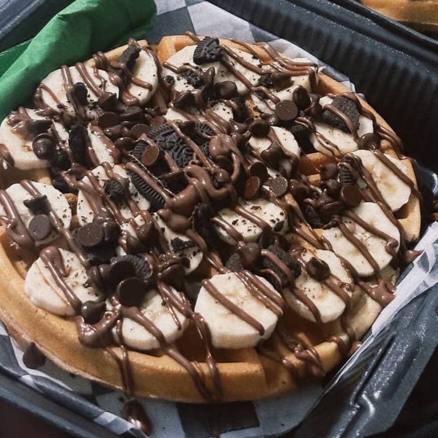 Waffle de Galleta Oreo