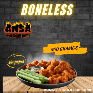 500 GRAMOS DE BONELESS NO INCLUYE PAPAS