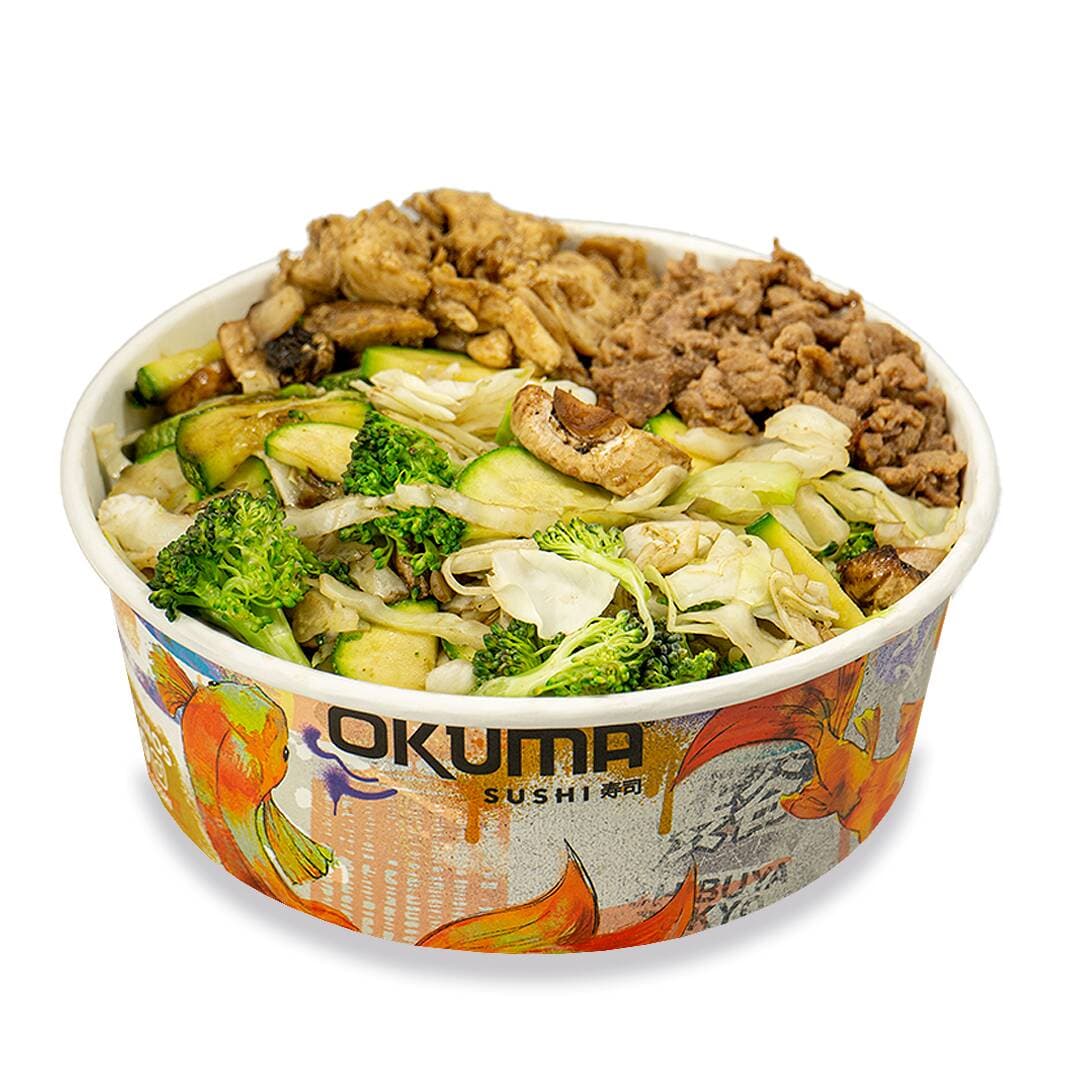 Teppanyaki Keto Mixto