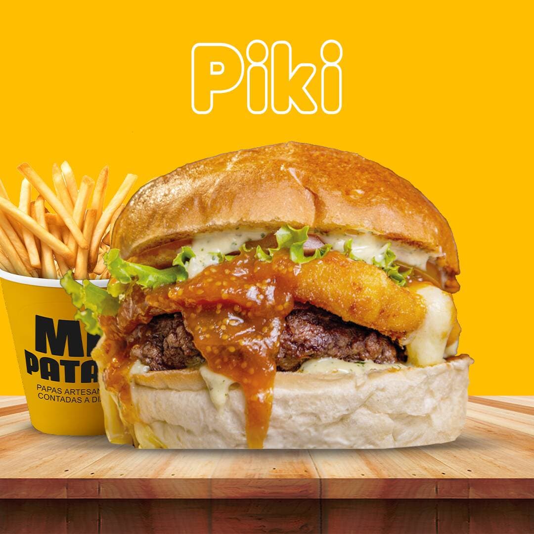 Mr Piki (Incluye Papas)