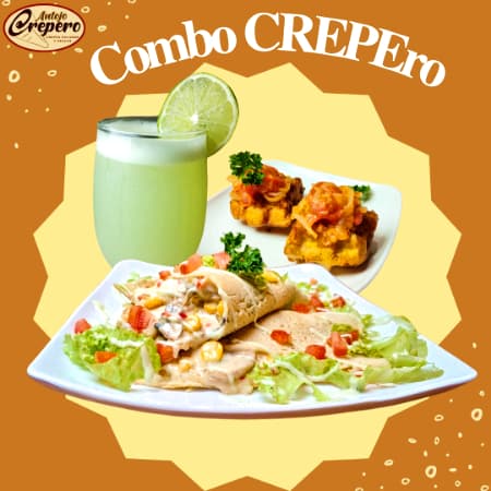 Combo Crepe Veggie- Vegetariano