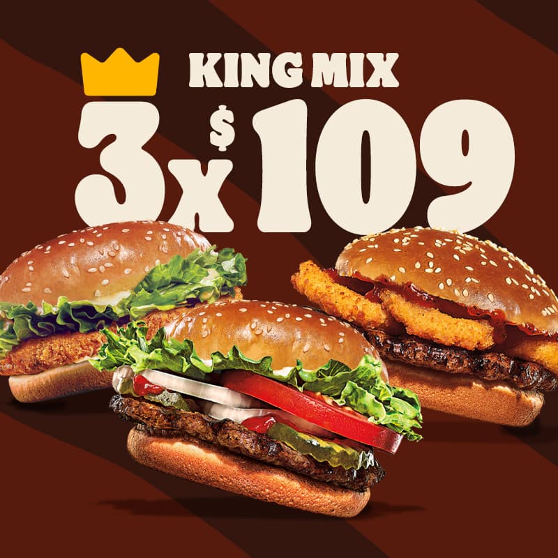 3 x $109: King Mix
