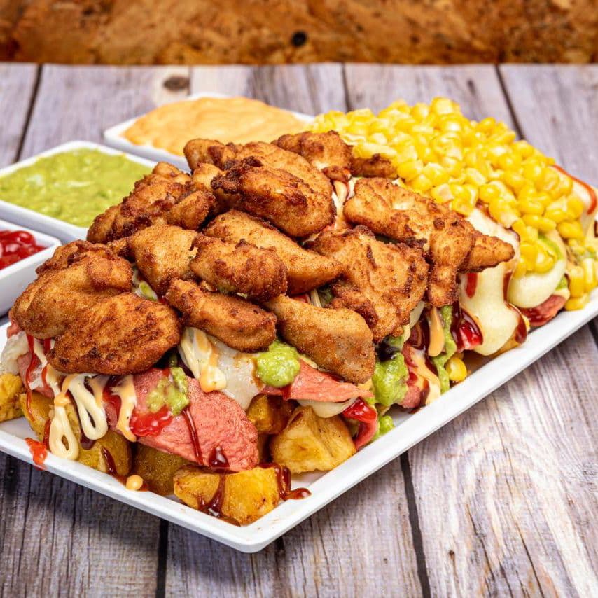 Salchipapa Tasty Crispetas de Pollo 2 Personas