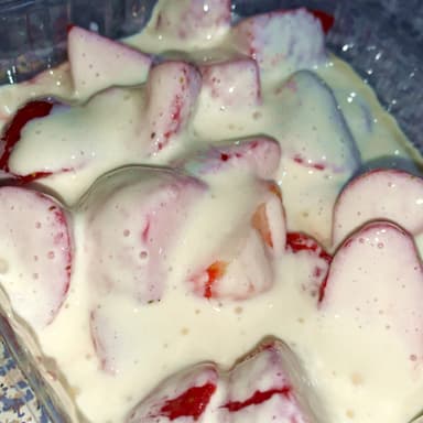 DeliFresas con Crema (750 Grs)