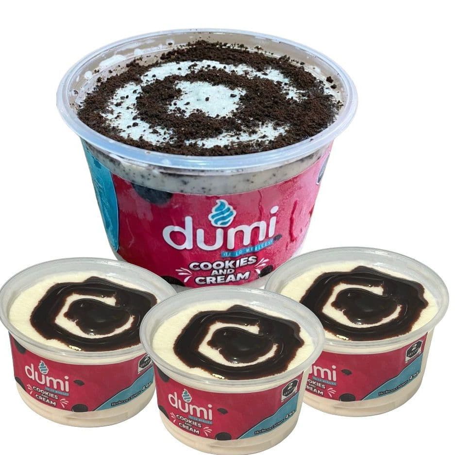 Medio Lt de OREO y 3 Mini Dumis de Hersheys