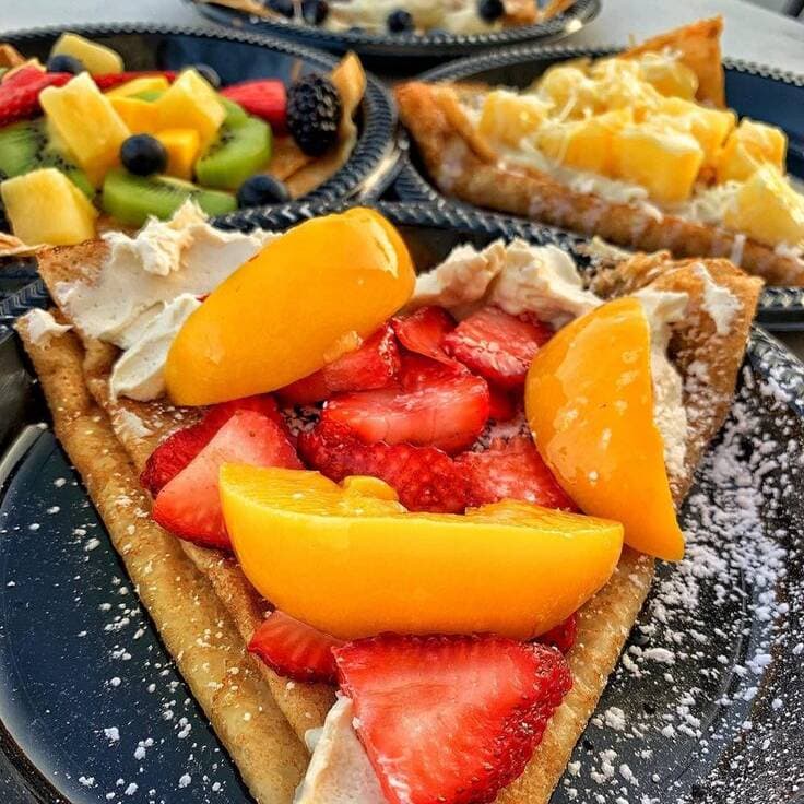 Crepa Premium 3 Sabores + 2 Frutas