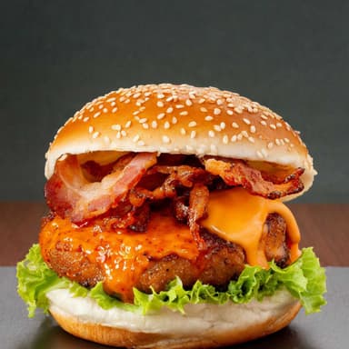 Chicken Spicy Burger (CON PAPAS)