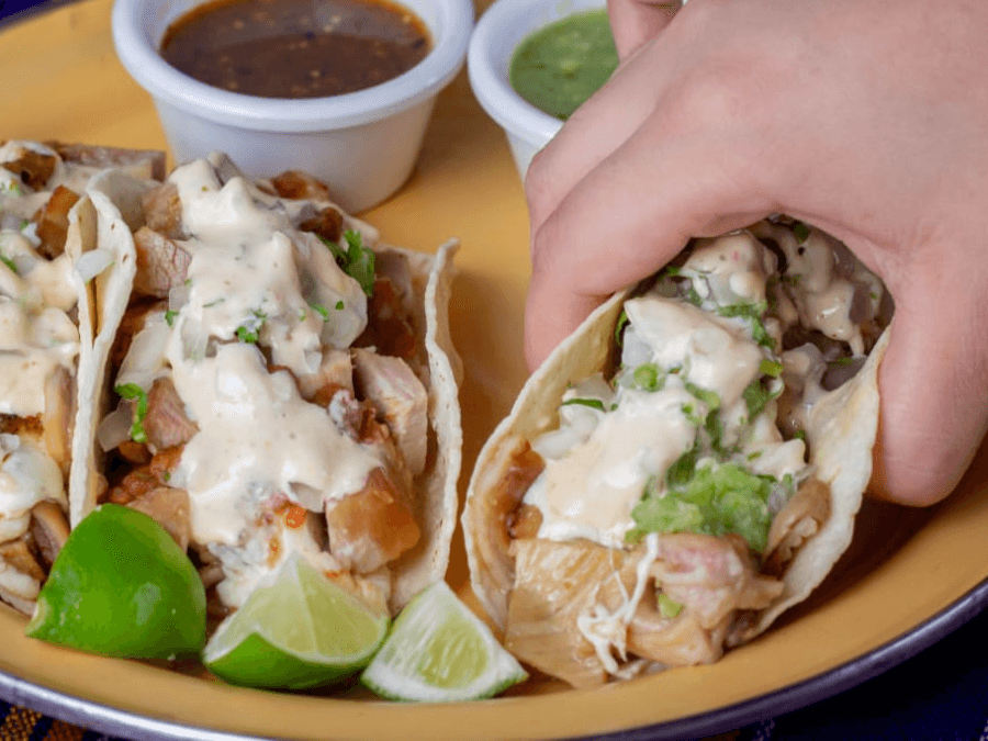 Taco de cuero