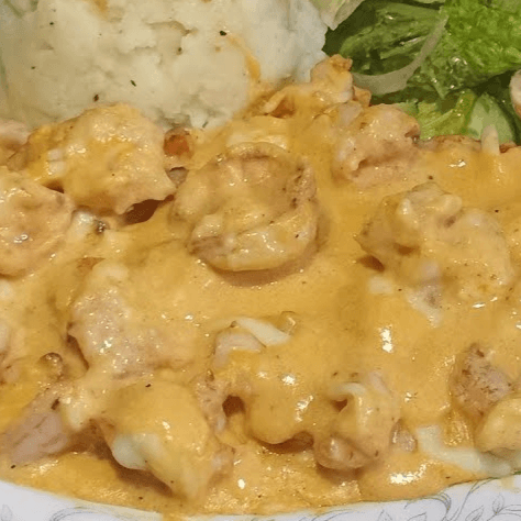 Camarones a los 3 Quesos