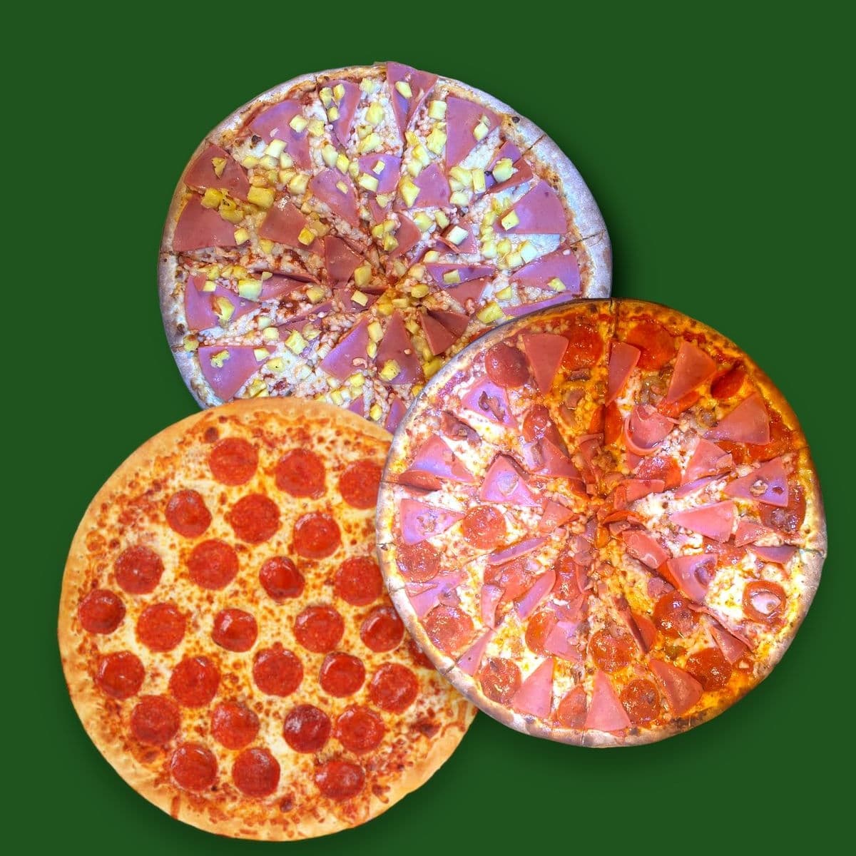 Combo Triple: 3 Pizzas extragrandes