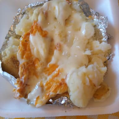 Papa Rellena con Queso