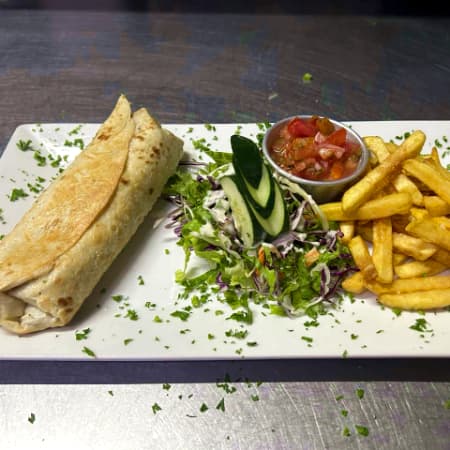 Burrito + Papas Fritas