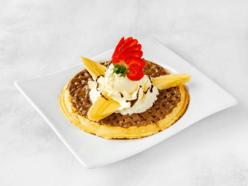 Waffle de Nutella® y Banano