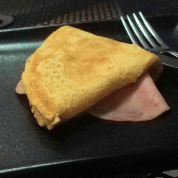 Crepa Salada de Jamón y Queso Manchego