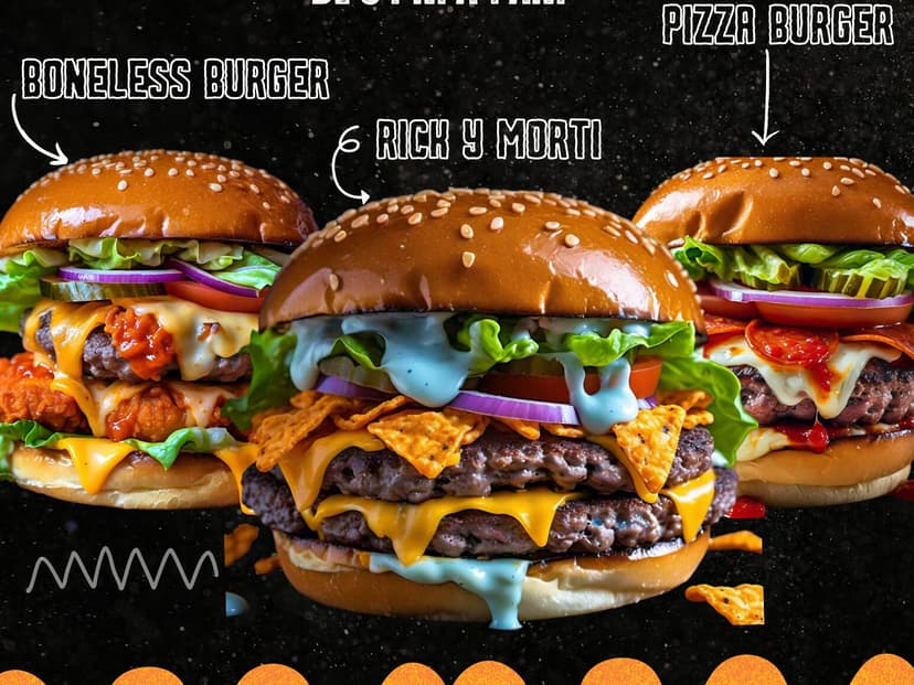 Retro burger