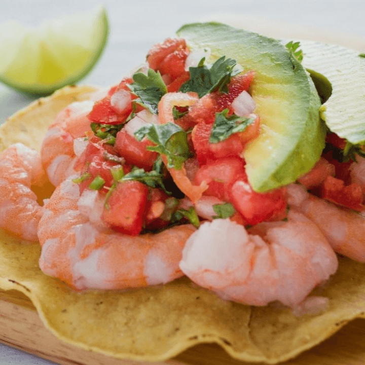 Tostada de Camarón