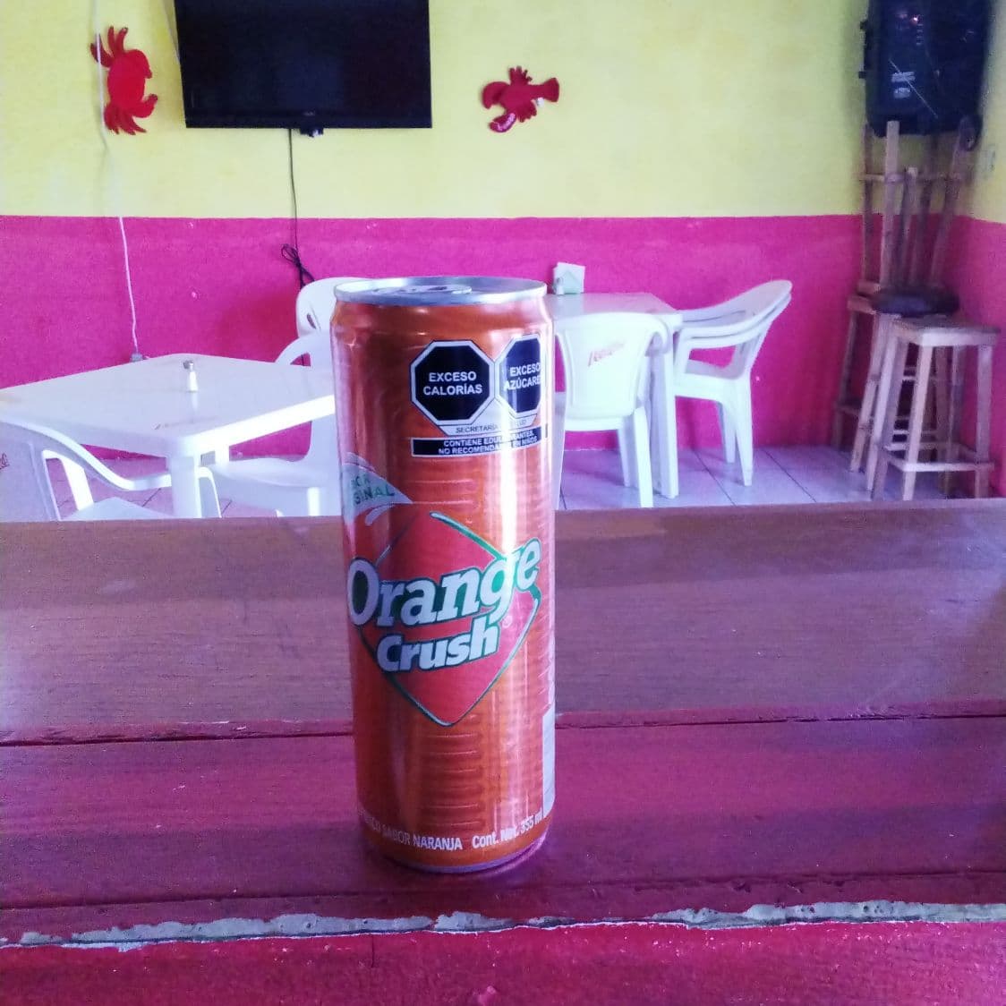 Orange Crush de Lata de 355ml