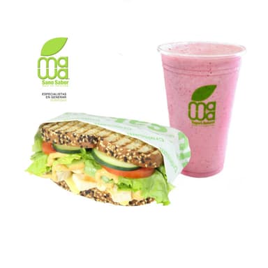Sándwich y Licuado
