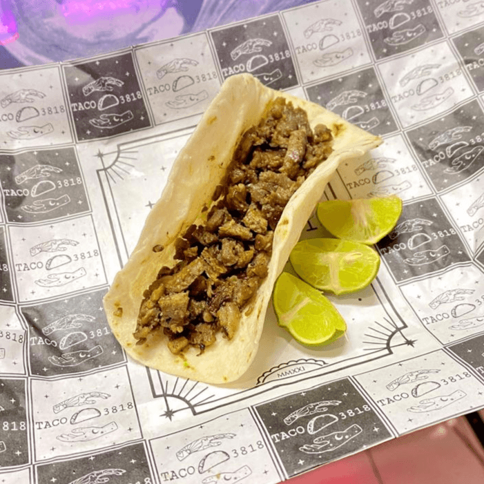 TACO DE ASADA (HARINA)